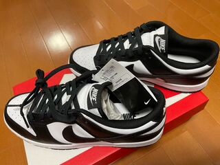 ナイキ ダンク ロー レトロ ホワイト/ブラックホワイト DD1391-100 27.5cm