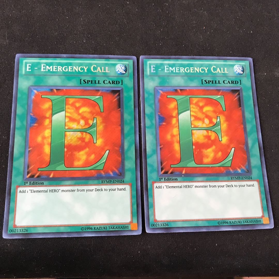 E-Emergency Call Secret Rare JP037 English 2 copies