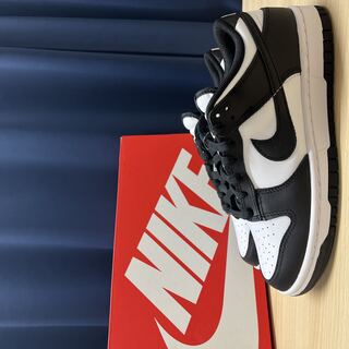 NIKE DUNK LOW BLACK WHITE 25.0cm 25cm