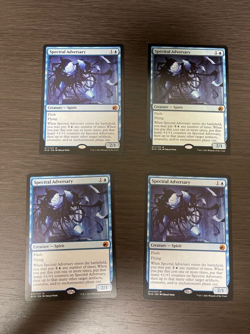 Spectral Adversary 4-card set Japanese
