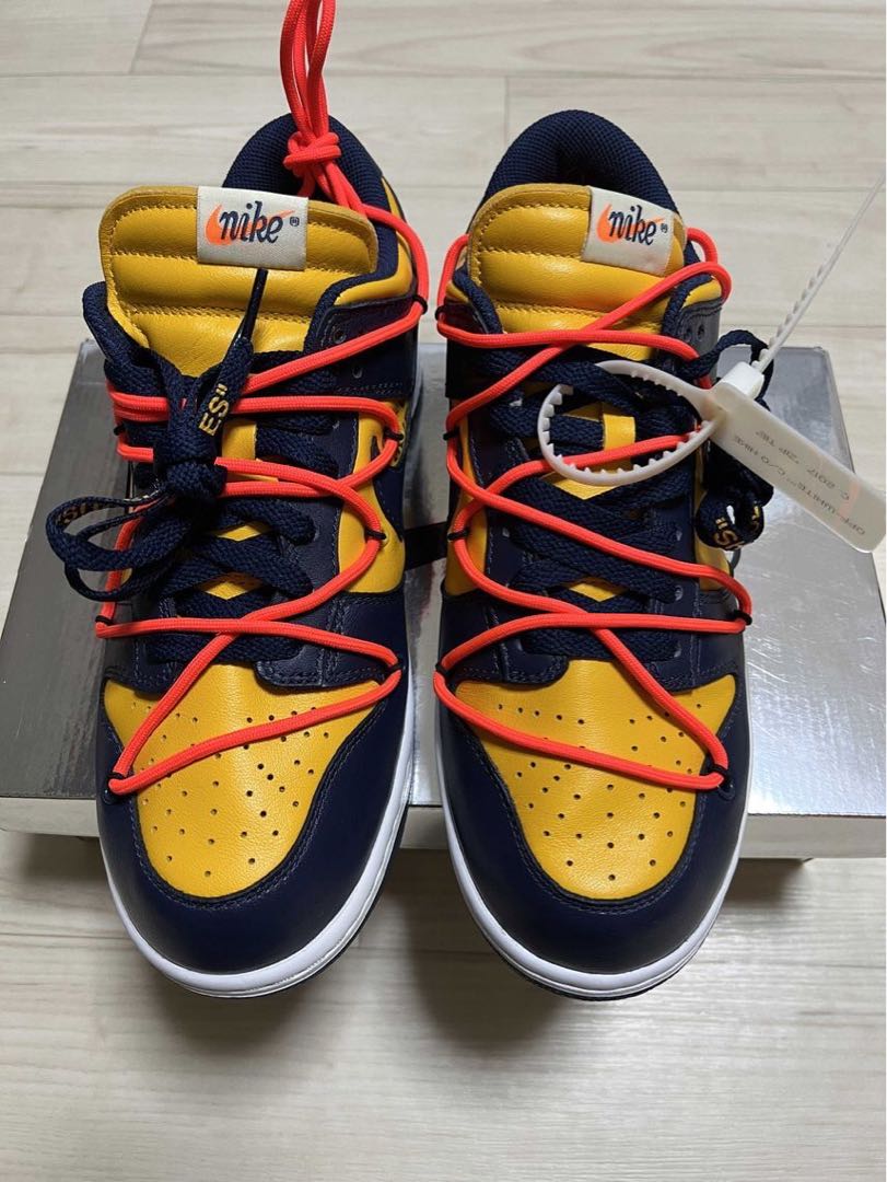 Off Ho Wight Dunk Michigan 27cm