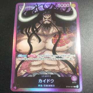 Leader Kaido One Piece Card 1枚