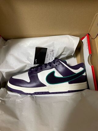 ナイキ ダンク ロー シェニール スウッシュ "グランド パープル" 27cm