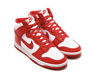 NIKE DUNK HI RETRO WHITE/UNIVERSITY RED 21HO-I 28cm