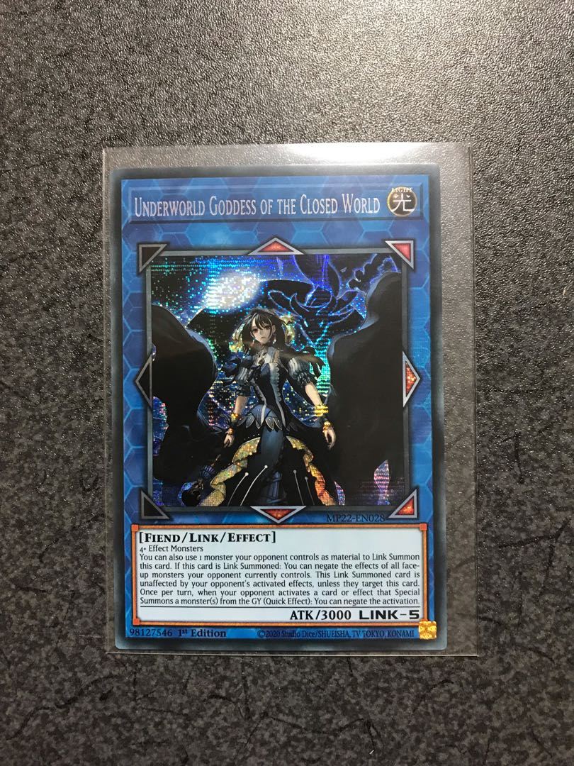 EU Yu-Gi-Oh! Underworld Goddess of the Closed World Prisik