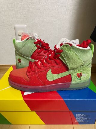 Nike SB Dunk High "Strawberry Cough" ナイキSB ダンク ハイ "ストロベリーコフ" 27.5cm