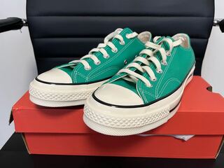 コンバース チャックテイラー CT70 OX 26.5 コートグリーン 緑 26.5cm