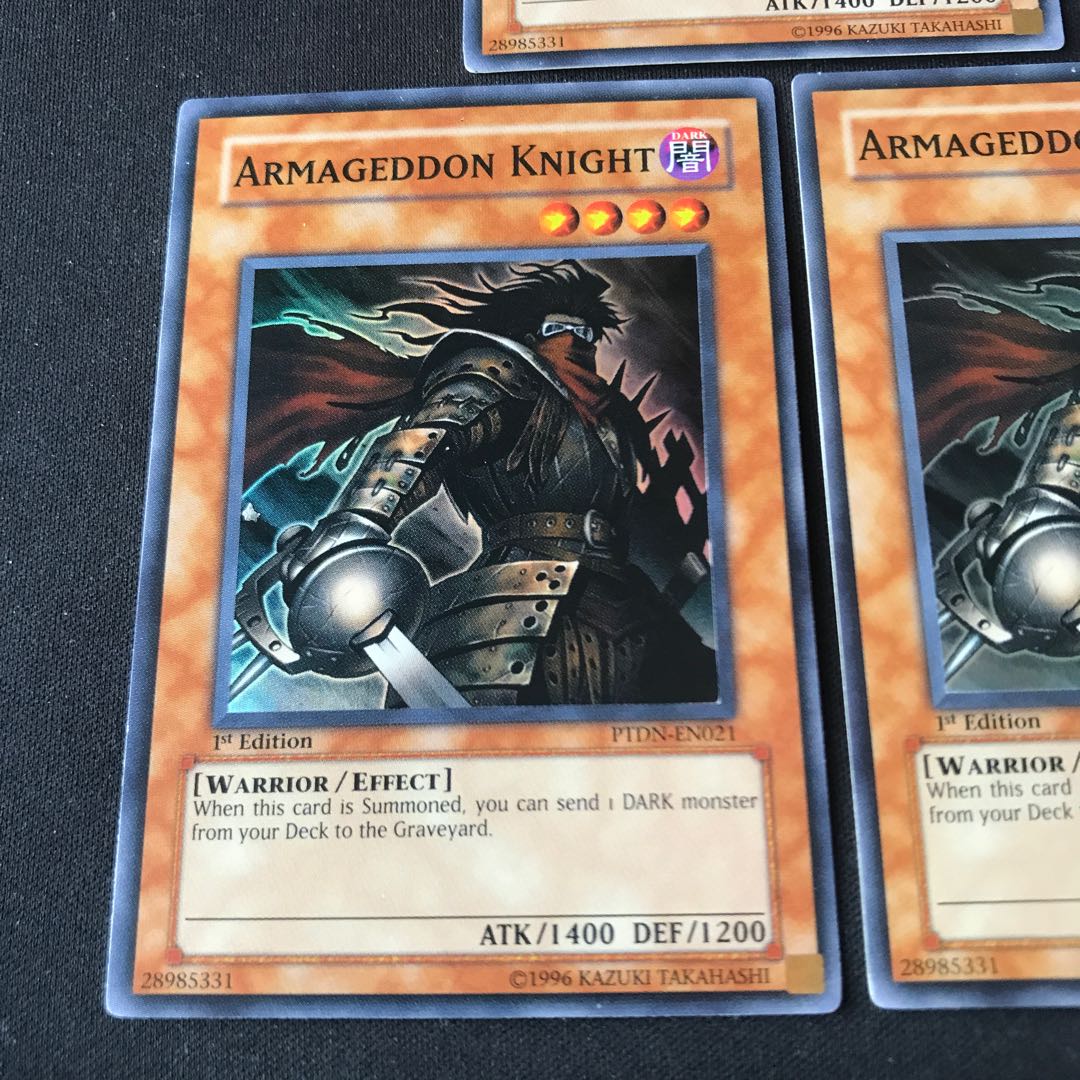 終末の騎士 スーパーレア JP002 英語版　PTDN 1st  3枚