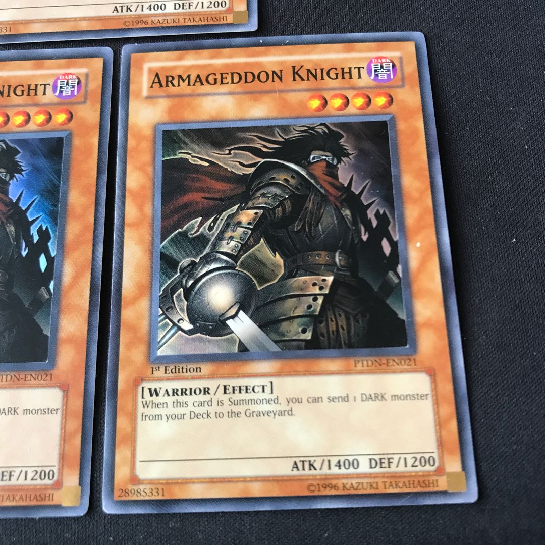 終末の騎士 スーパーレア JP002 英語版　PTDN 1st  3枚