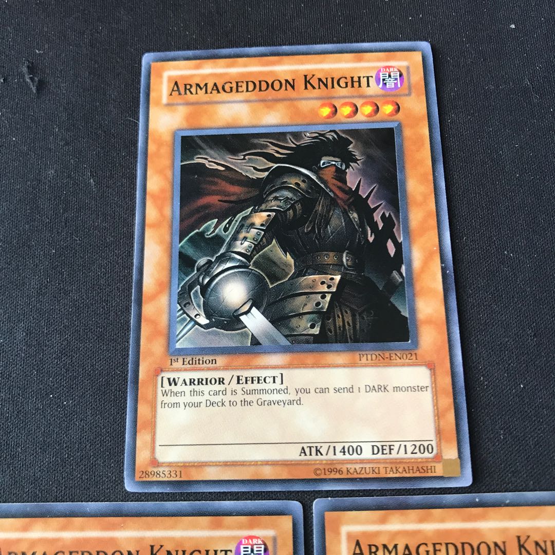 終末の騎士 スーパーレア JP002 英語版　PTDN 1st  3枚