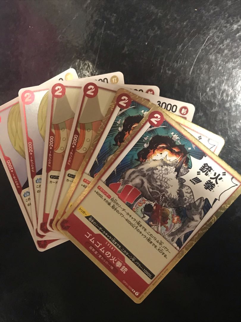 One Piece Card Game Red Deck Sanji Usopp Red Hawk