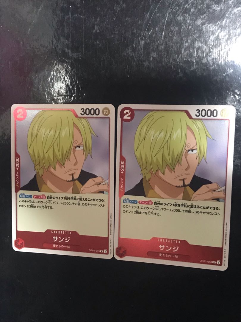 One Piece Card Game Red Deck Sanji Usopp Red Hawk