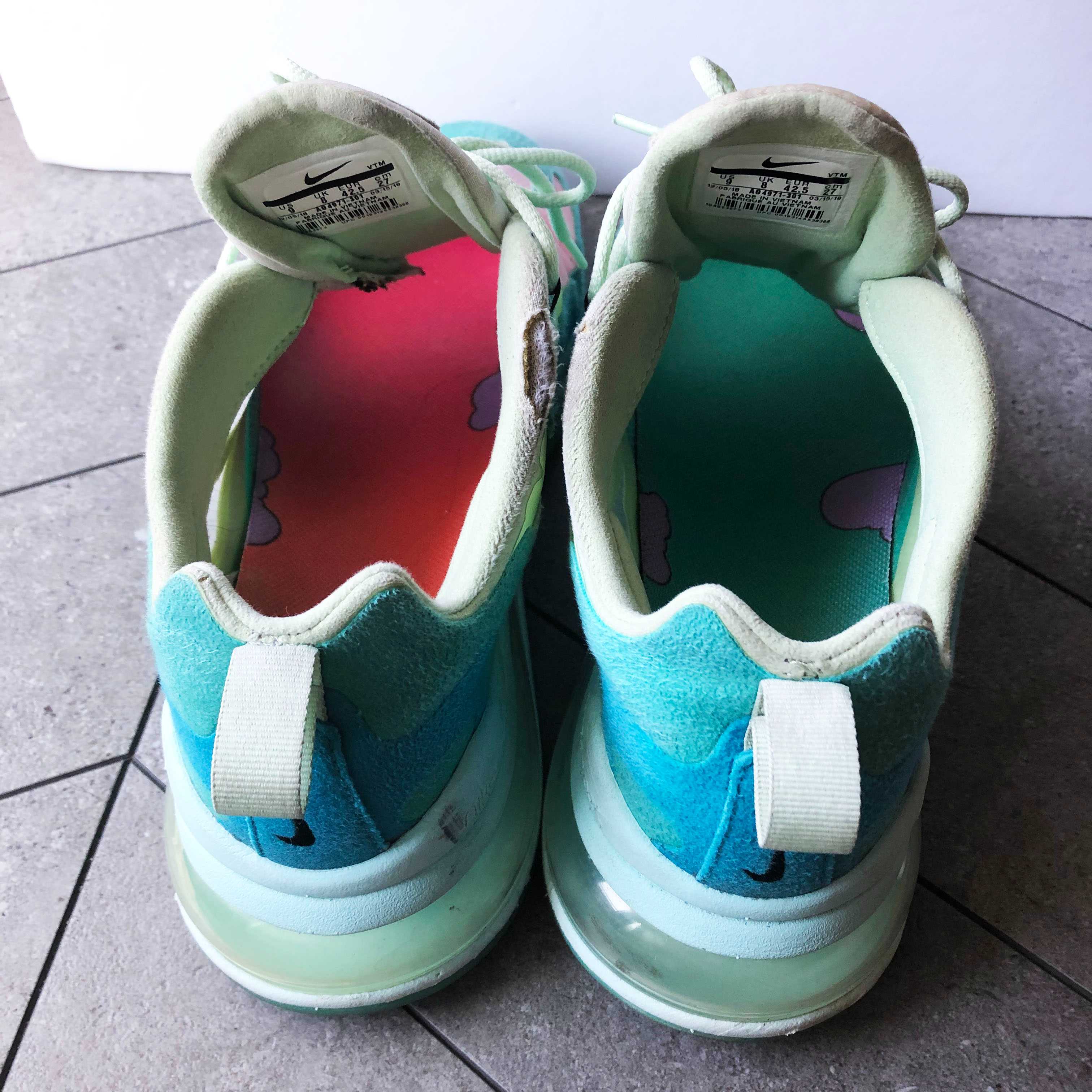 送料無料 ナイキ エア マックス 270 リアクト メンズ ランニング シューズ Nike Air Max 270 React 箱付き Uk8 27cmの通販 なかじ Magi トレカ専用フリマアプリ