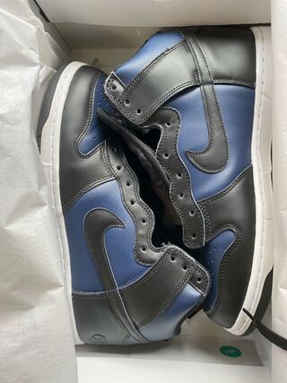 フラグメント デザイン × ナイキ ダンク ハイ "東京" ミッドナイト ネイビー/ホワイトブラック DJ0383-400 28cm