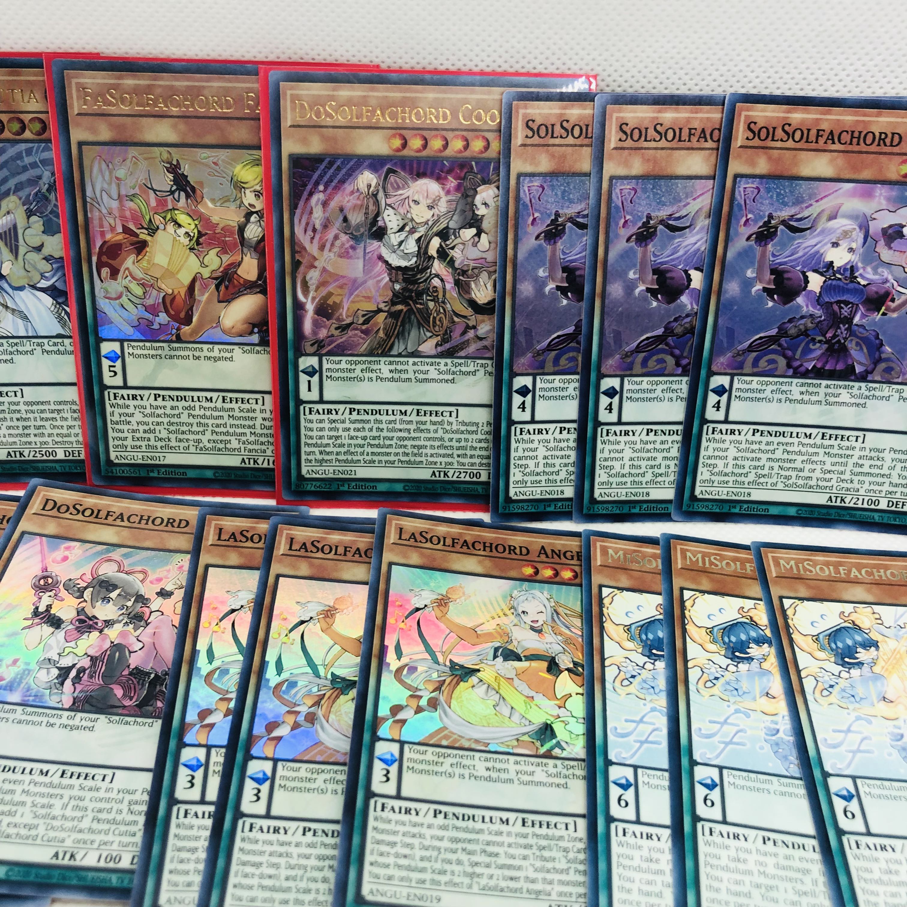 Yu-Gi-Oh! English Trefacord series, sold in bulk.