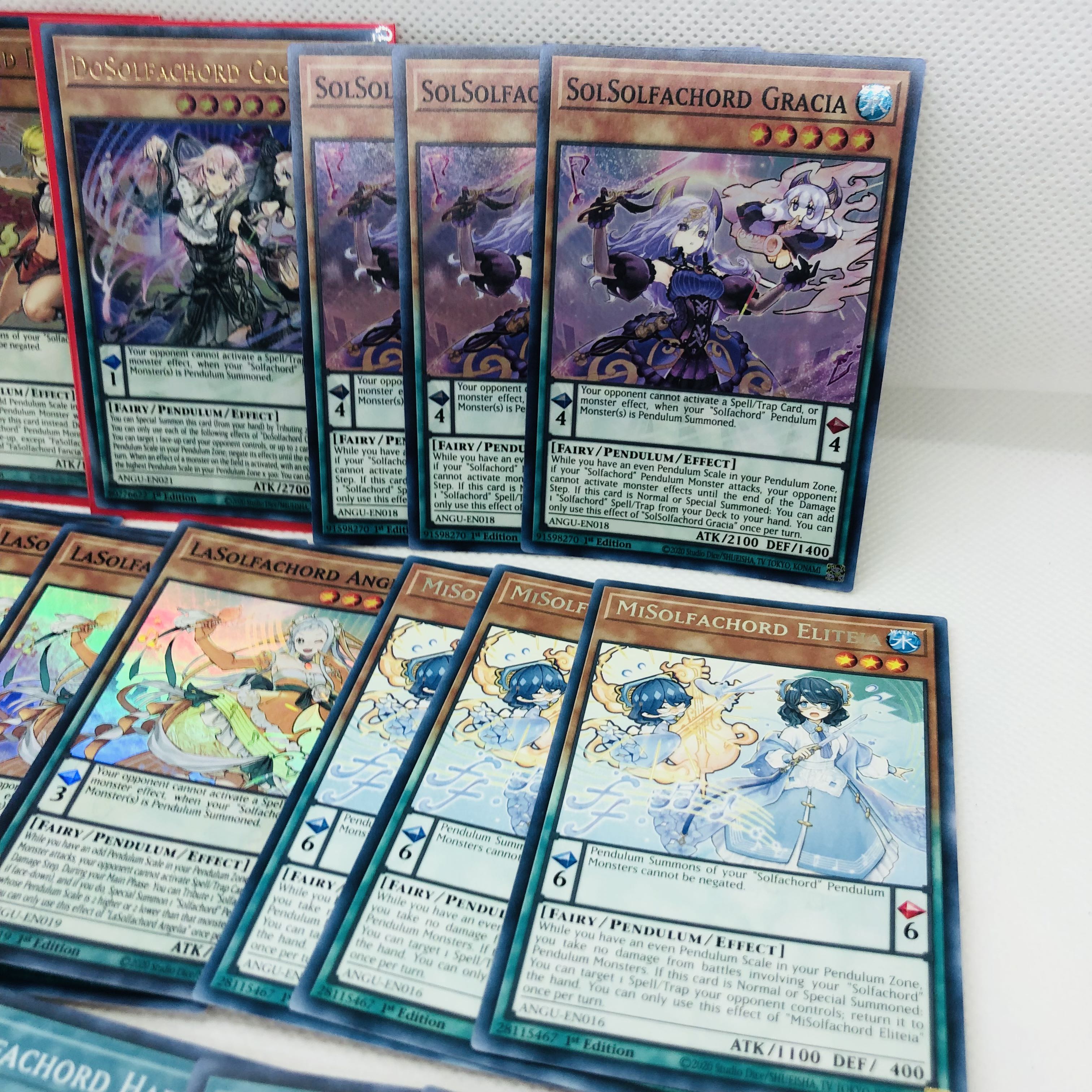 Yu-Gi-Oh! English Trefacord series, sold in bulk.