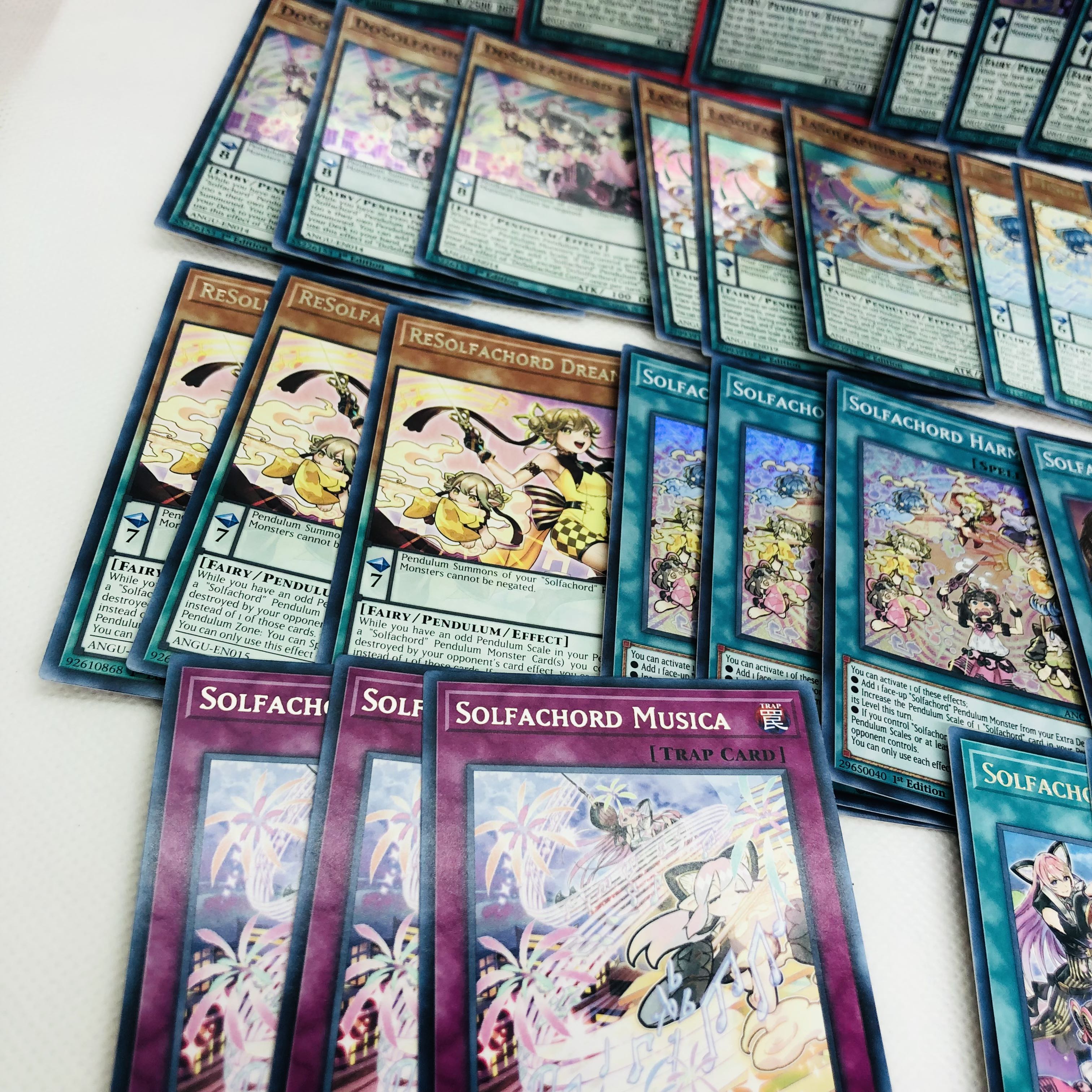 Yu-Gi-Oh! English Trefacord series, sold in bulk.
