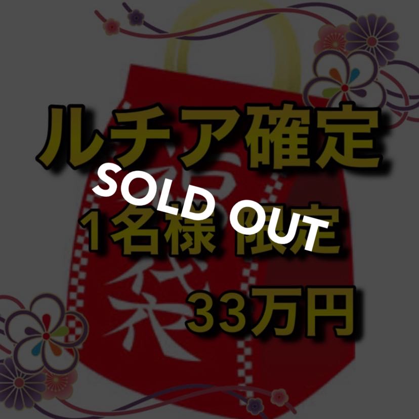【売り切れ】ルチア入れました!33万円福袋 1名様限定