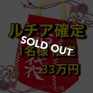 【売り切れ】ルチア入れました！33万円福袋　1名様限定