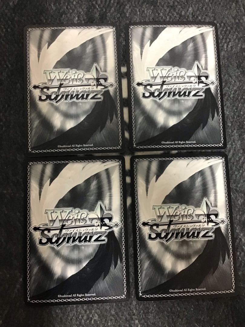 ヴァイスシュヴァルツ　アサルトリリィ　紡ぐ未来変わる今鶴紗　SP4枚セット 4枚