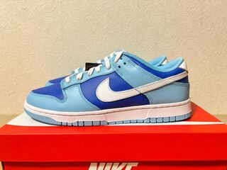 ナイキ ダンク ロー レトロ Qs "アルゴン" (2022) フラッシュ/ホワイト-アルゴン ブルー-フラッシュ DM0121-400 27.5cm