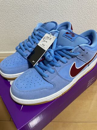27.5cm Nike SB Dunk Low Pro "Phillies/Valor Blue and Team Maroon" 27.5cm
