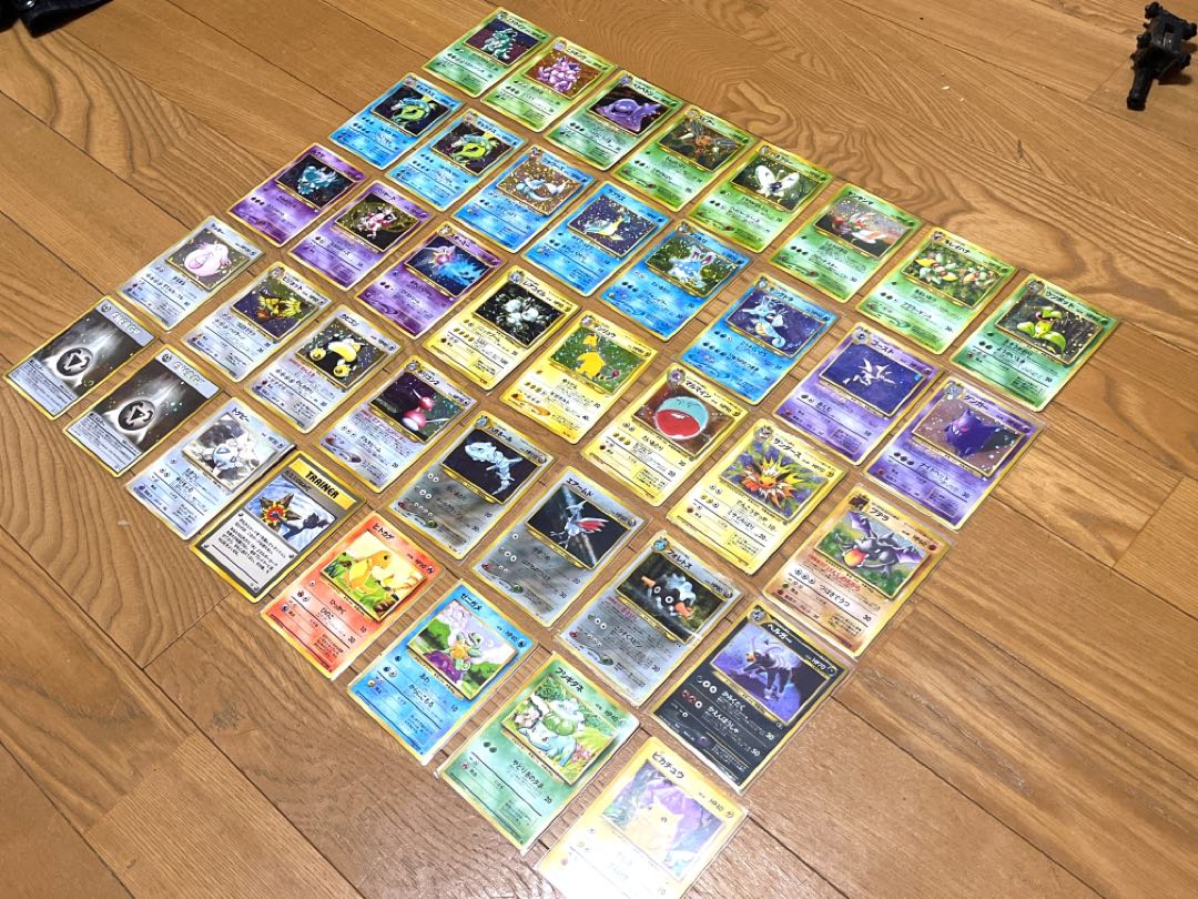 Pokémon cards old back 40 cards in bulk ①.