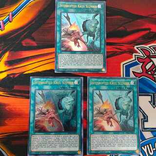 Interrupted Kaiju Slumber Set of 3 Ultra Rare English 1st