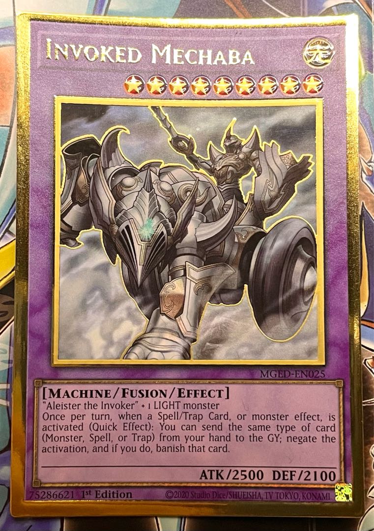 Invoked Mechaba English Premium Gold Rare Pre-Gol.