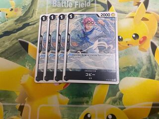 One Piece Card Game Coby 4 cards set ST06 Umi Army