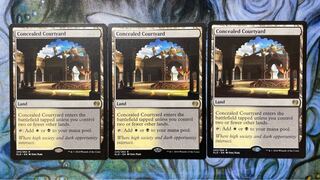 MTG Concealed Courtyard/Concealed Courtyard English 3-card set