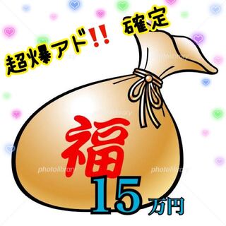 売り切れ！　前代未聞　15万円福袋　1名様限定