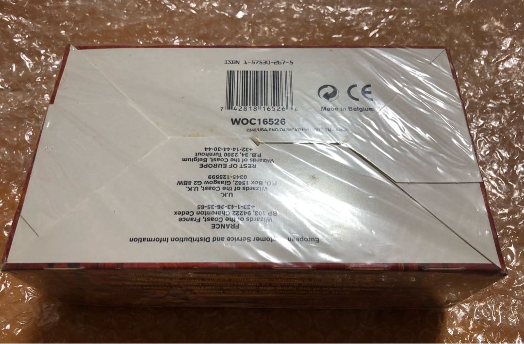 MTG Weatherlight unopened box English box