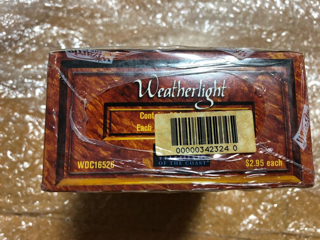 MTG Weatherlight unopened box English box