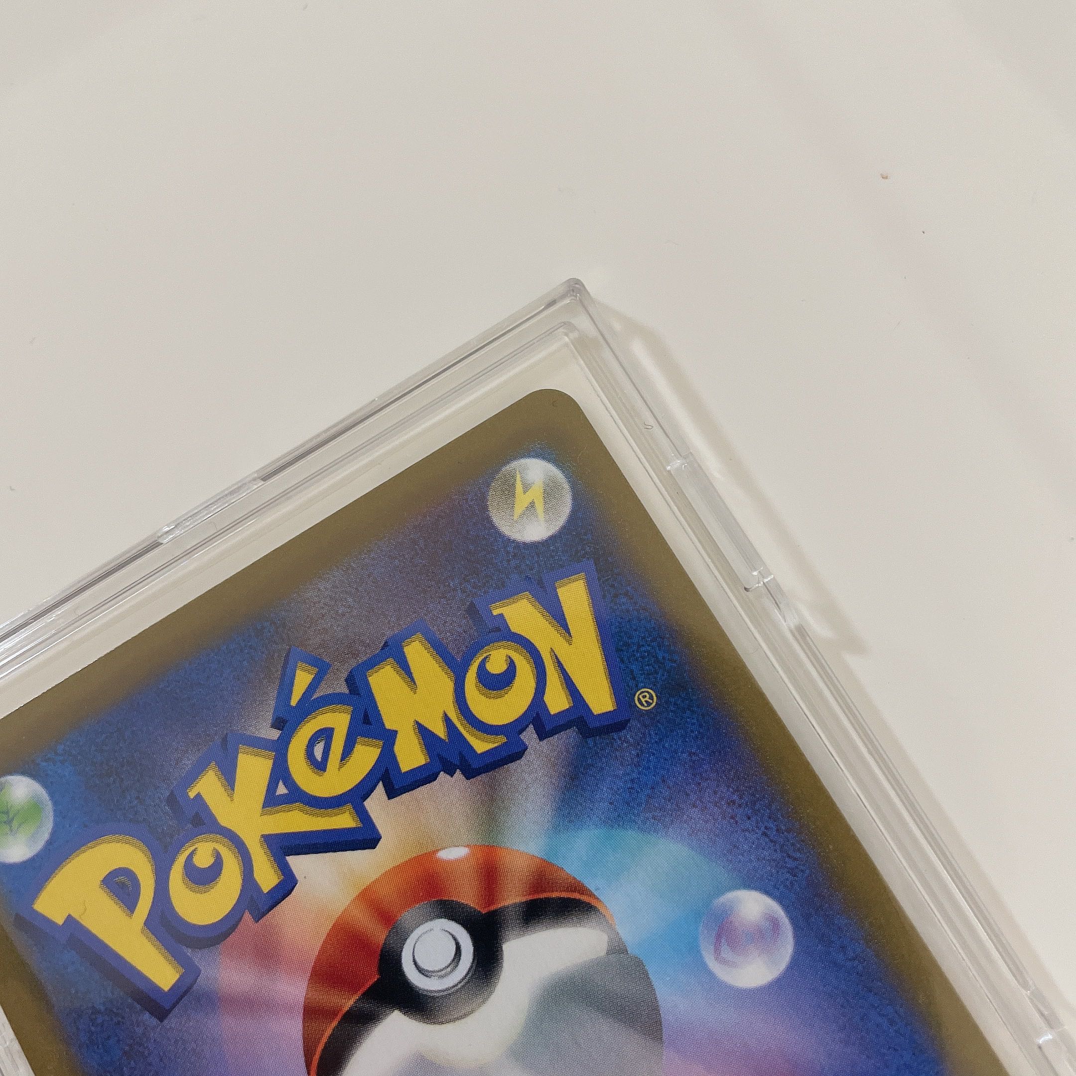 No horizontal line] Pokémon card, Garal's Friends sr, with full Pro Tekt sleeve.