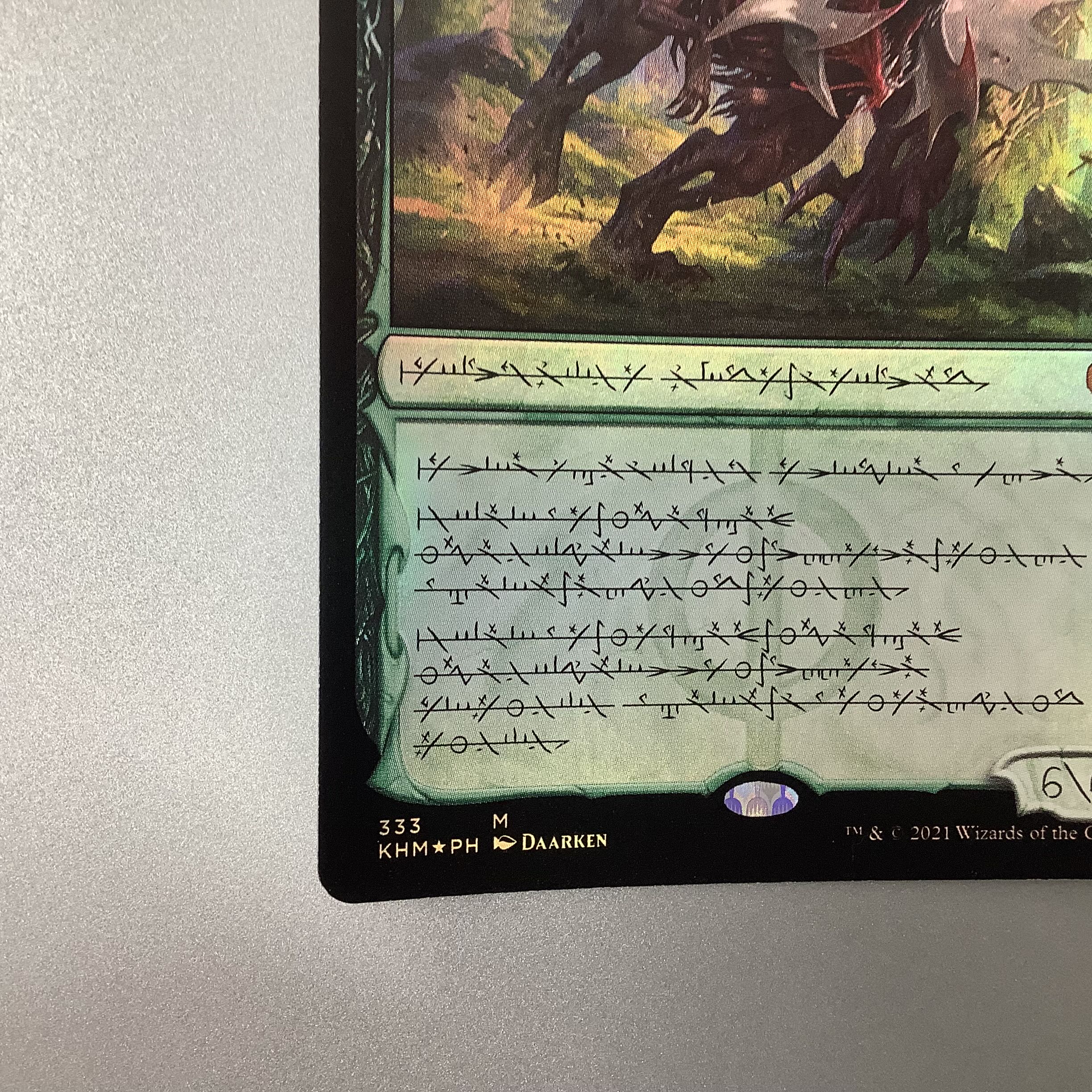 (Slight flaw) Vorinclex, Monstrous Raider Phyrexian Foil KHM