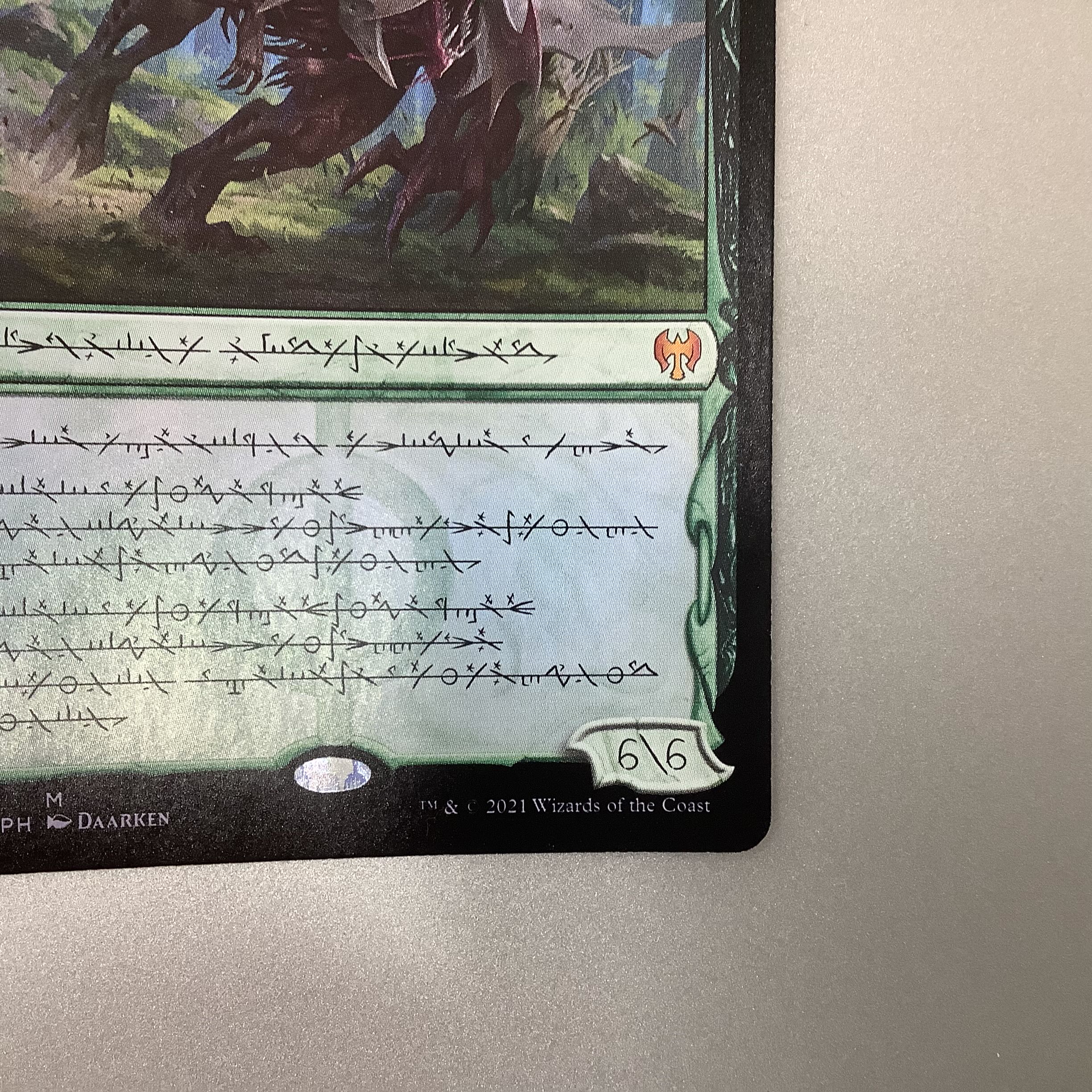 (Slight flaw) Vorinclex, Monstrous Raider Phyrexian Foil KHM