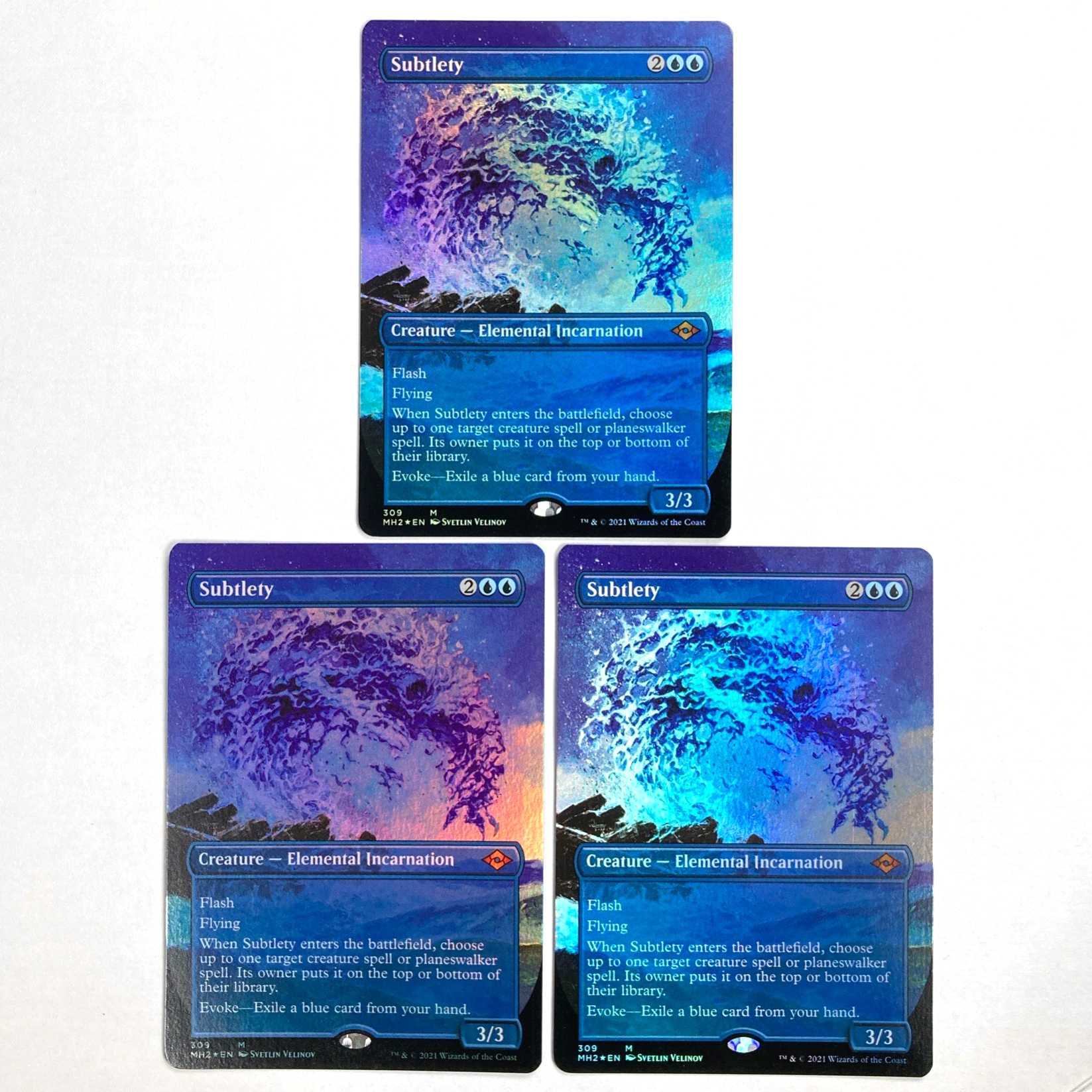 Subtlety Mythic Rare 309/303 Modern Horizon 2 English Borderless Expansion Foil 3