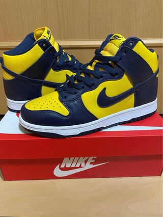 ナイキ ダンク ハイ Sp "ミシガン" バーシティ メイズ/ミッドナイト ネイビーミッドナイト ネイビー CZ8149-700 29.5cm