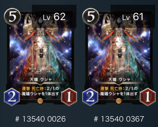 天瞳 ウシャ 2枚