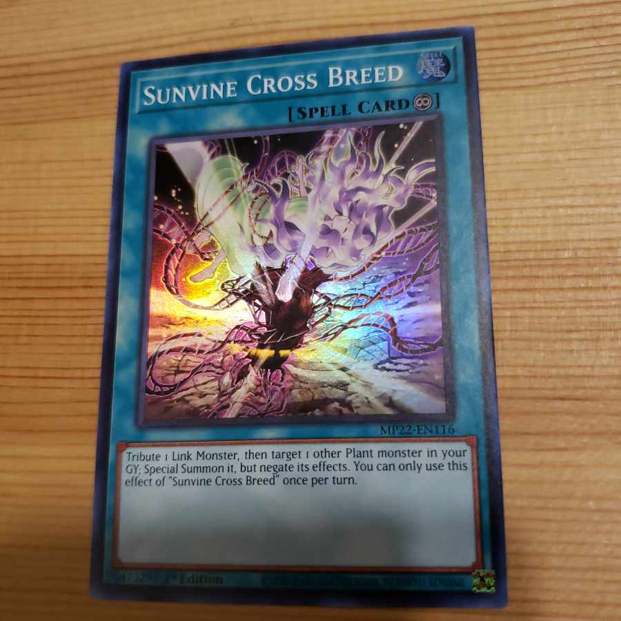 Yu-Gi-Oh! English Sunvine Cross Breed Super tin2022