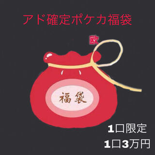 Pokemon Fukubukuro (limited to 1), 30,000 yen per unit, Pokemon Fukubukuro (Pokemon Fukubukuro)