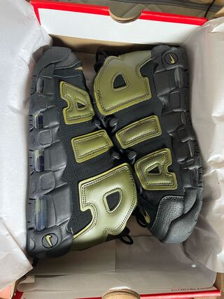 ナイキ エア モア アップテンポ ’96 ブラック/ラフ グリーンピルグリムブラック DH8011-001 26cm