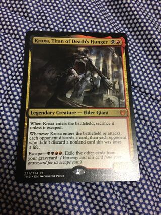 Kroxa, Titan of Death's Hunger Myth Rare English 221/254