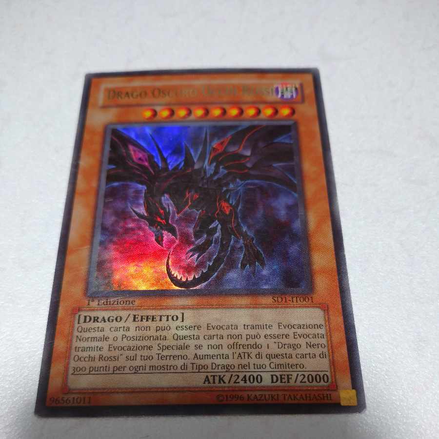 Red-Eyes Darkness Dragon Ultra Rare Italian