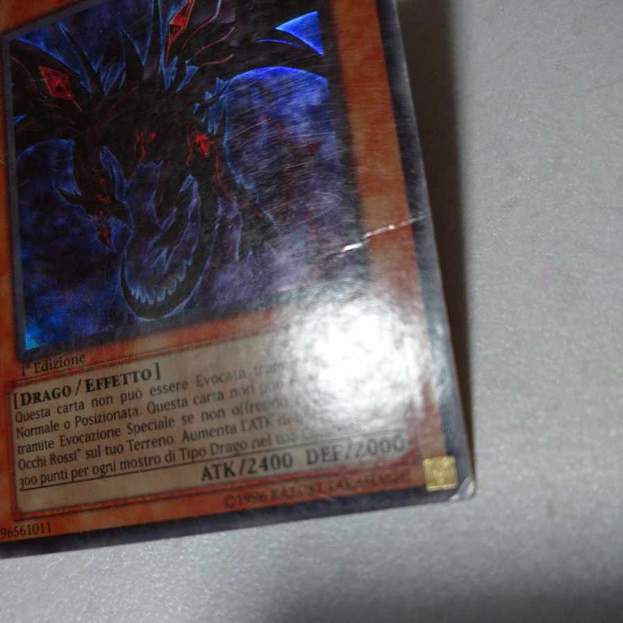 Red-Eyes Darkness Dragon Ultra Rare Italian