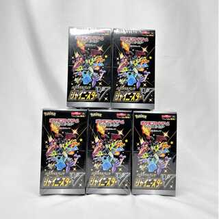 Pokémon Cards Shiny Star V s4a 5 boxes, shrink-wrapped, new and unopened.