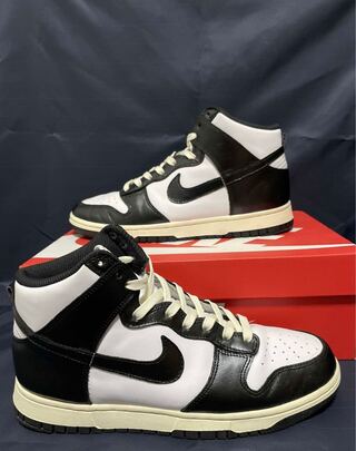 Nike WMNS Dunk High "Vintage Black" 28cm