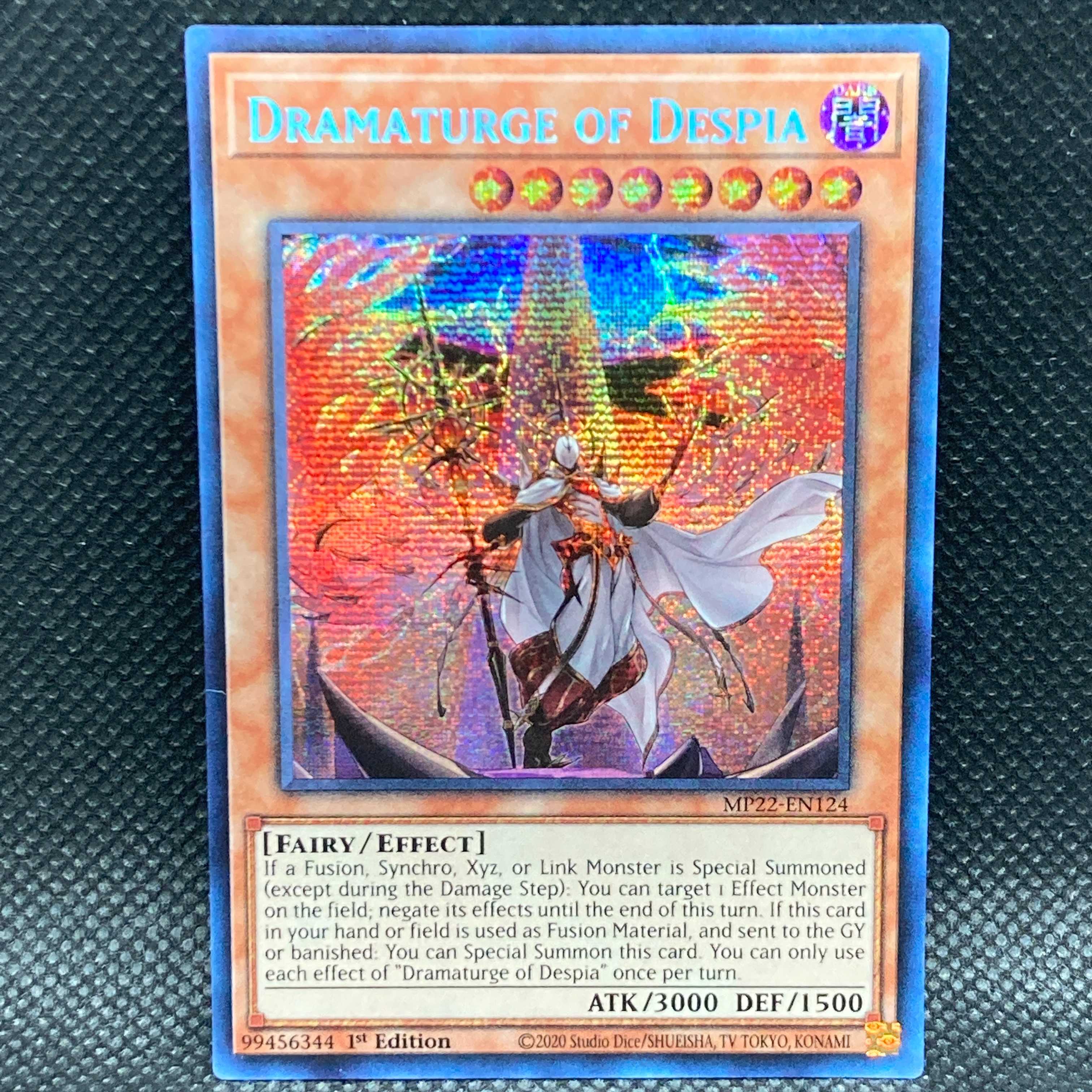 Yu-Gi-Oh English Dramaturge of Despia 1st MP22 Secret Sik tin 2022