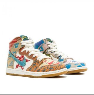 THOMAS CAMPBELL × NIKE SB DUNK HIGH ICE 29cm